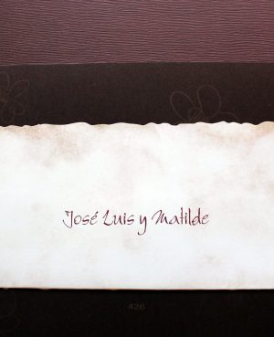 TARJETA DE BODA 426 - PAQUETE 25 UNID 426-paquete