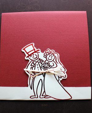 TARJETA DE BODA 830 - PAQUETE 25 UNID 830-paquete