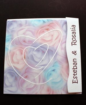 TARJETA DE BODA 831 - PAQUETE 25 UNID 831-paquete
