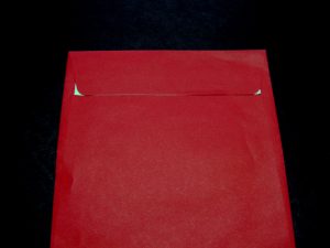 SOBRE CUADRADO 165 x 165 COLOR ROJO NAVIDAD - CAJA  250 UNID sobres-visual-mail-color-rojo-navidad-caja